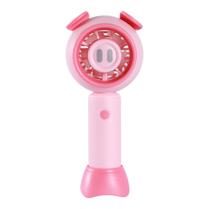 Women's Portable Mini Hand Fan with Animal Design Bowlift