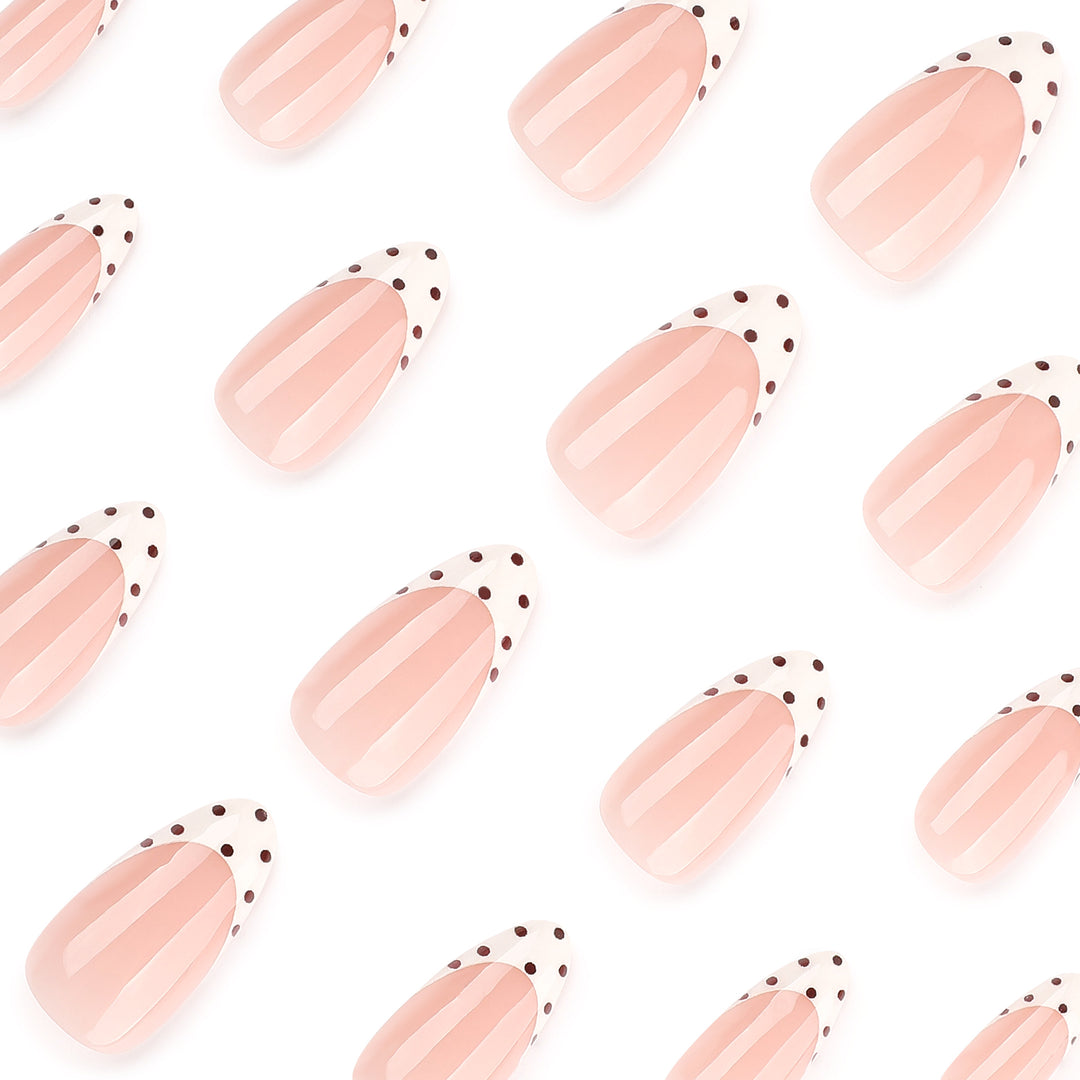 Artful manicure with elegant French tip Bowlift