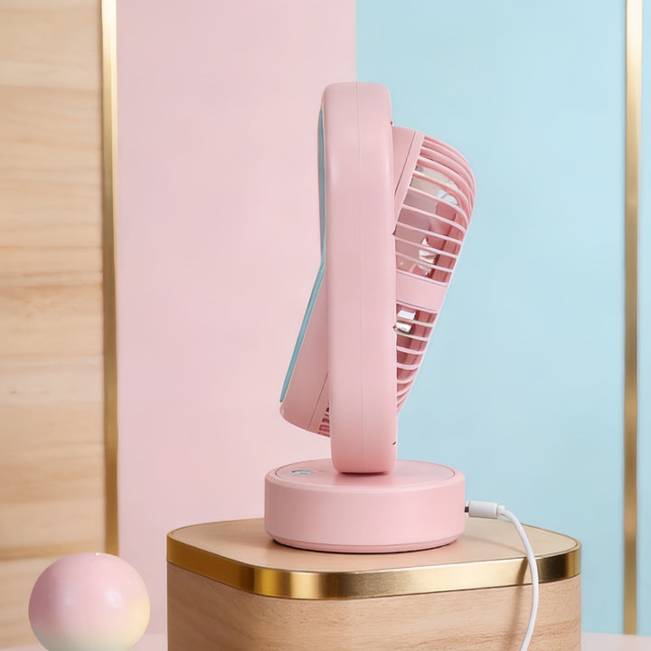 Women's portable fan with a rotatable design and quiet operating noise Bowlift
