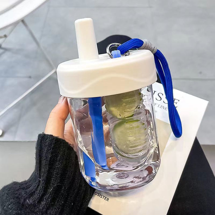 Women Multifunctional Fruit Infuser Bottle Bowlift