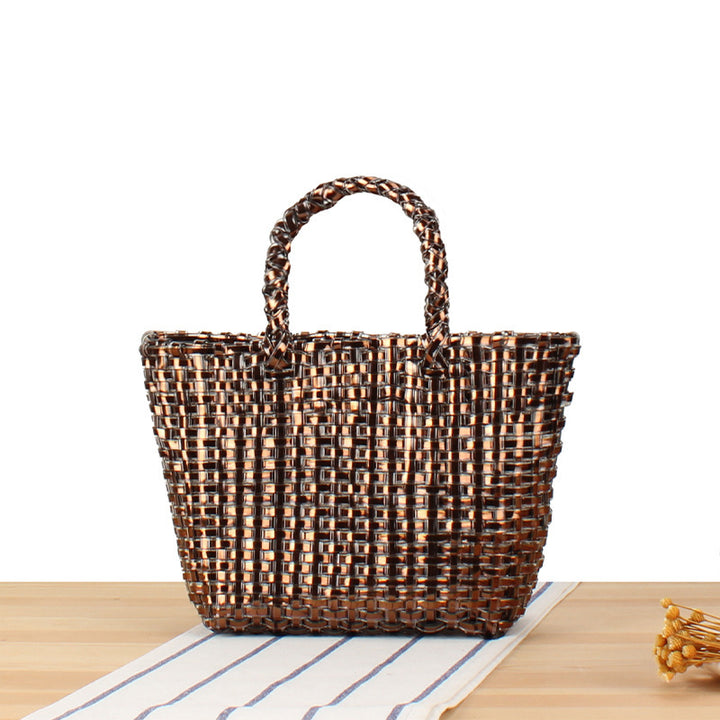 Refined wicker tote bag Bowlift