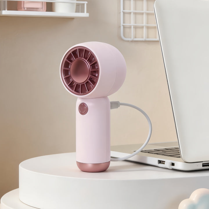 Women's Portable Hand Fan with USB Charging Function Bowlift