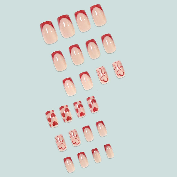 Artistic Nail Art with Heart Design Bowlift