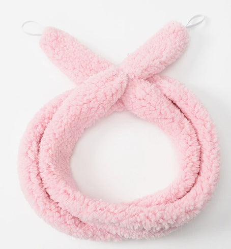 Plush Fabric Hair Wrap