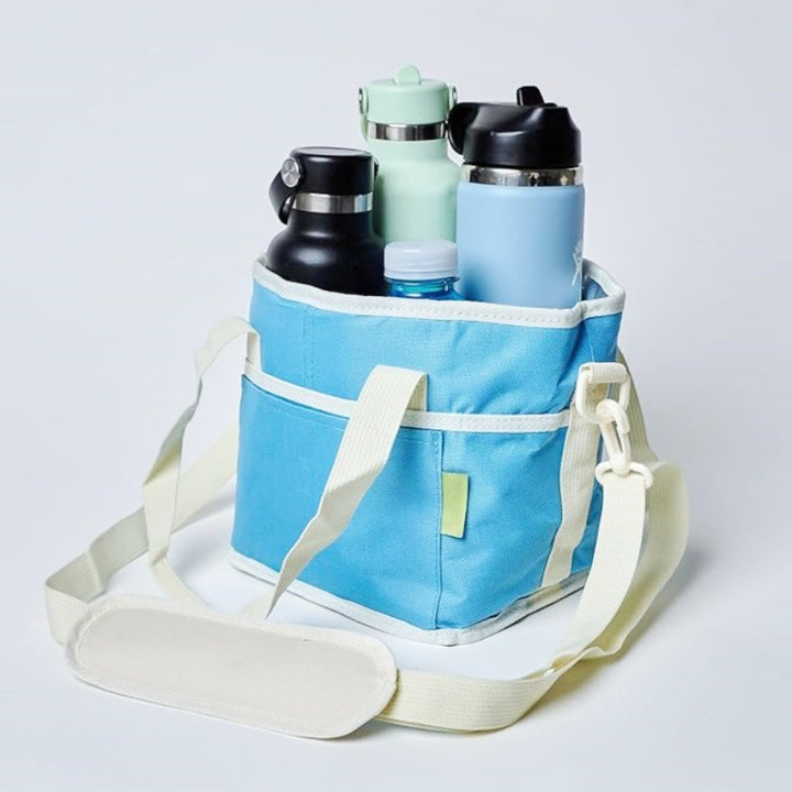 Insulated cooler bag with multiple compartments Bowlift