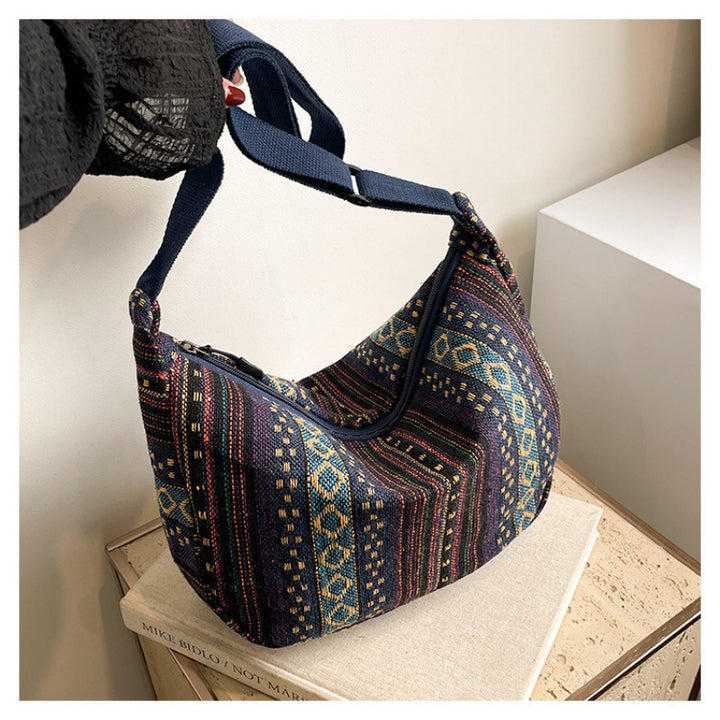 WoBohemian Ethnic Pattern Hobo Bag Bowlift
