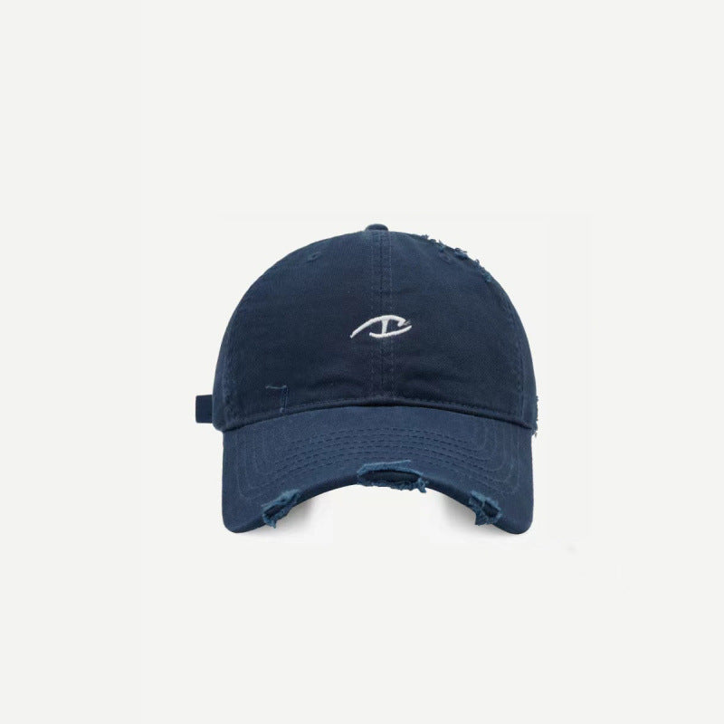 Women's Distressed Casual Baseball Cap Bowlift