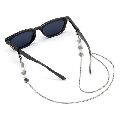 Elegant Metallic Chain Eyewear Holder Bowlift