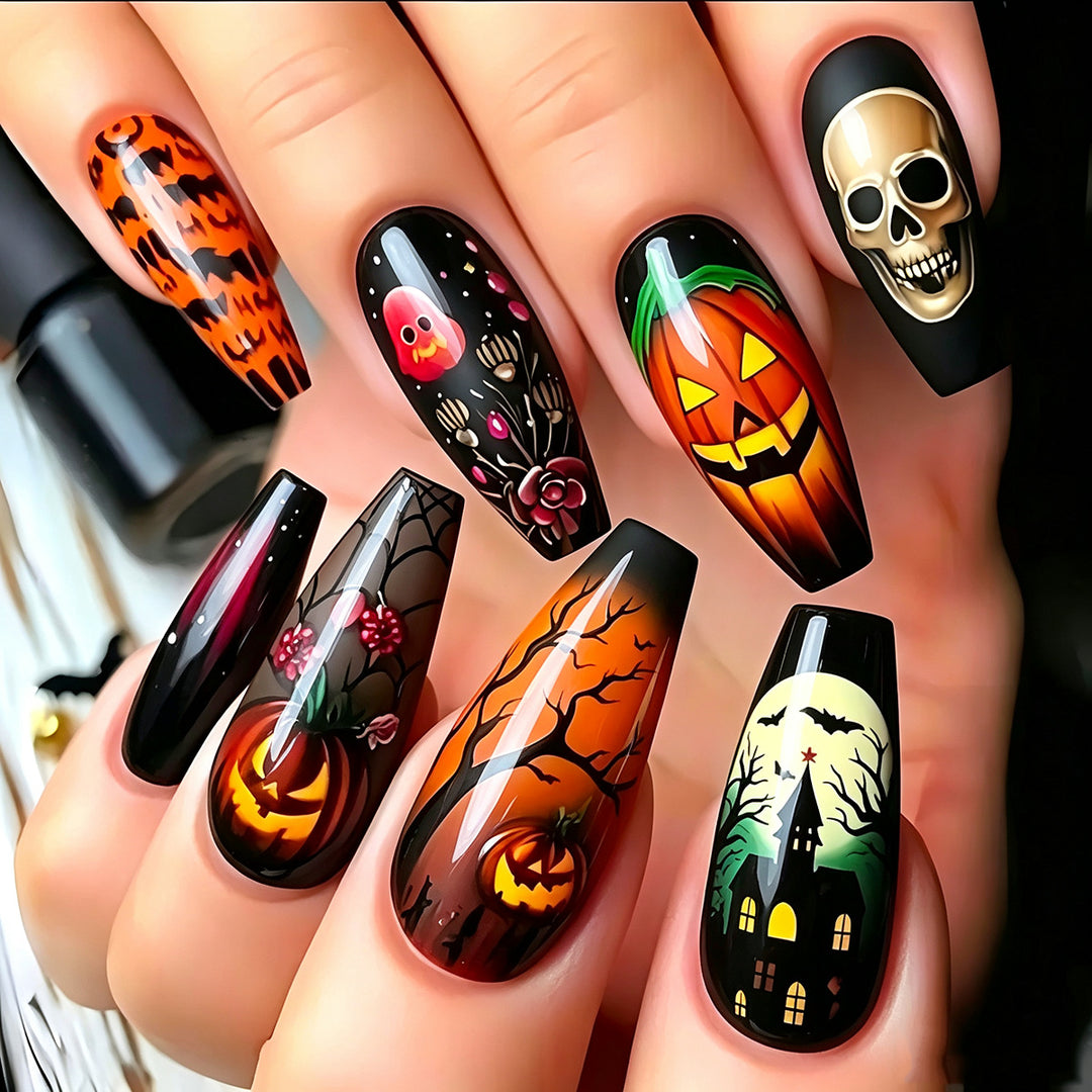 Halloween Artificial Nails Bowlift