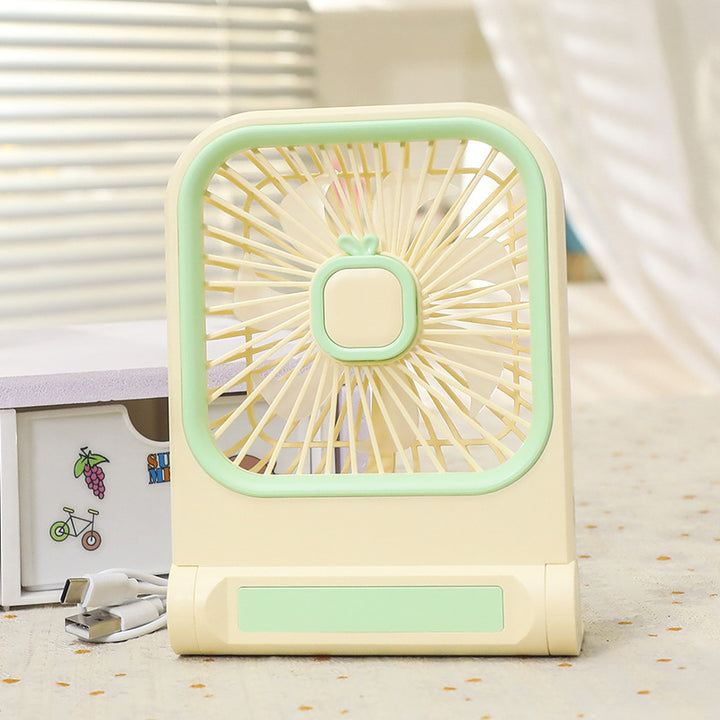 Portable Mini Table Fan with Multifunctional USB Connection Bowlift