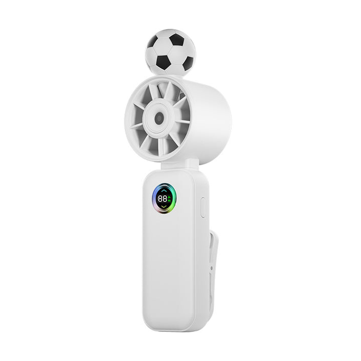 Portable Mini Fan with Temperature Display Bowlift