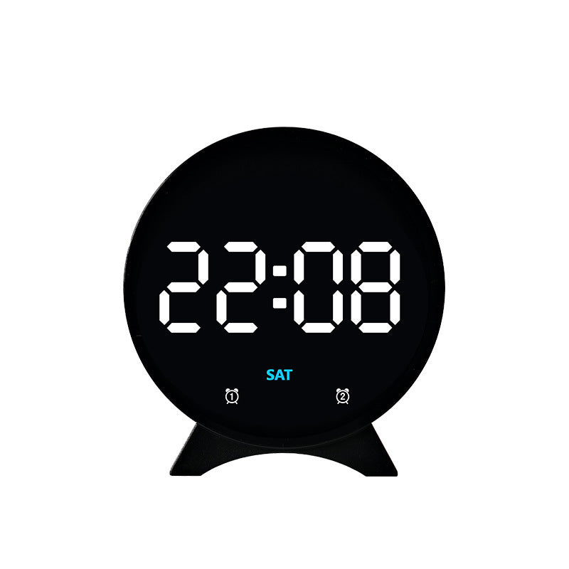Digital alarm clock with large LED display and dual alarm function Bowlift