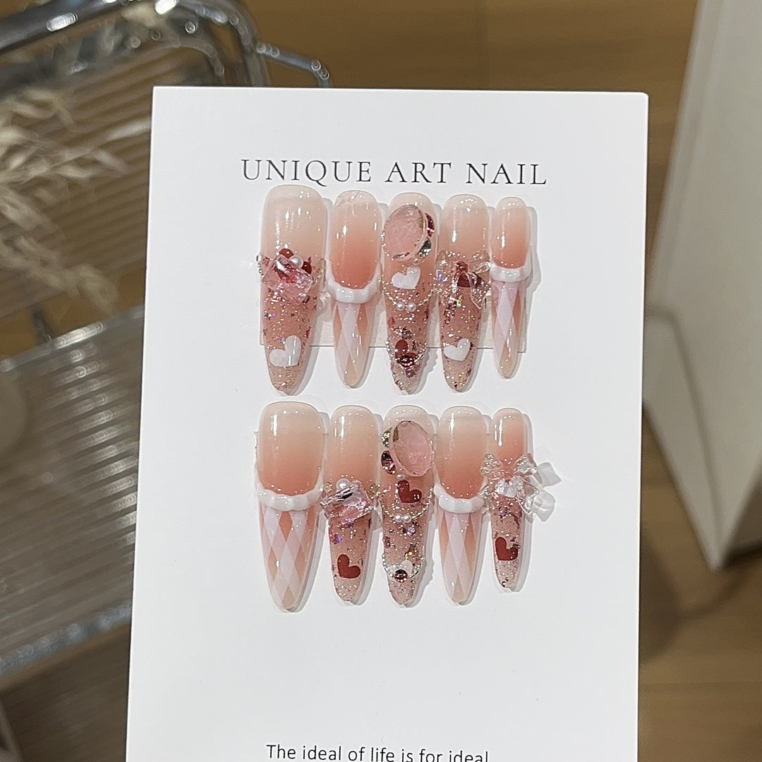 Nail Art Press-On Set Bowlift