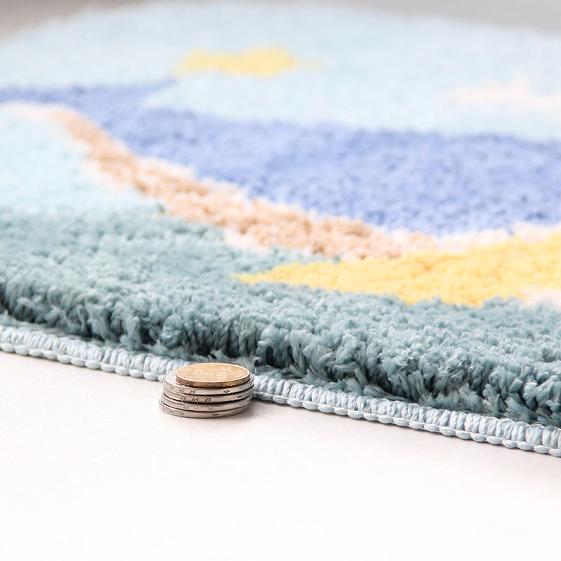 Cartoon Whale Bath Mat Bowlift