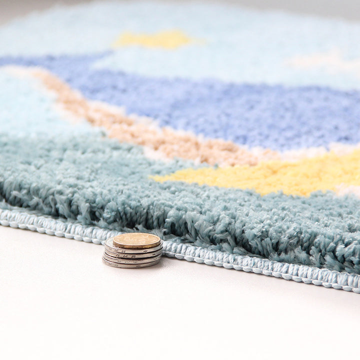 Cartoon Whale Bath Mat Bowlift