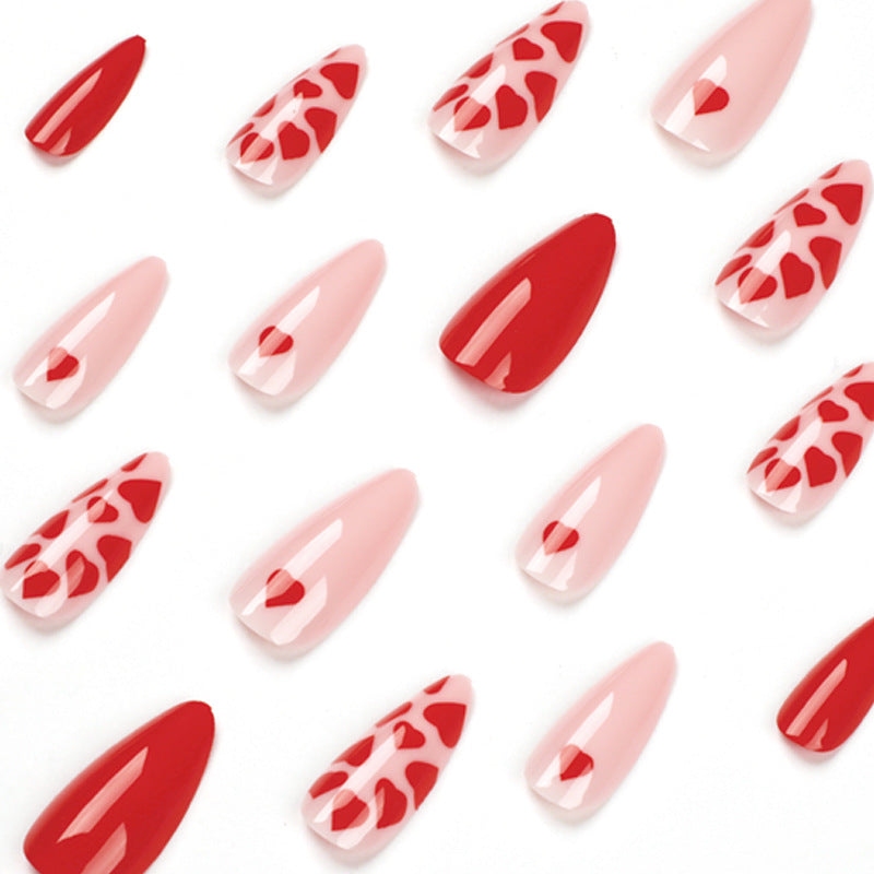 Artful Nail Art with Hearts Bowlift