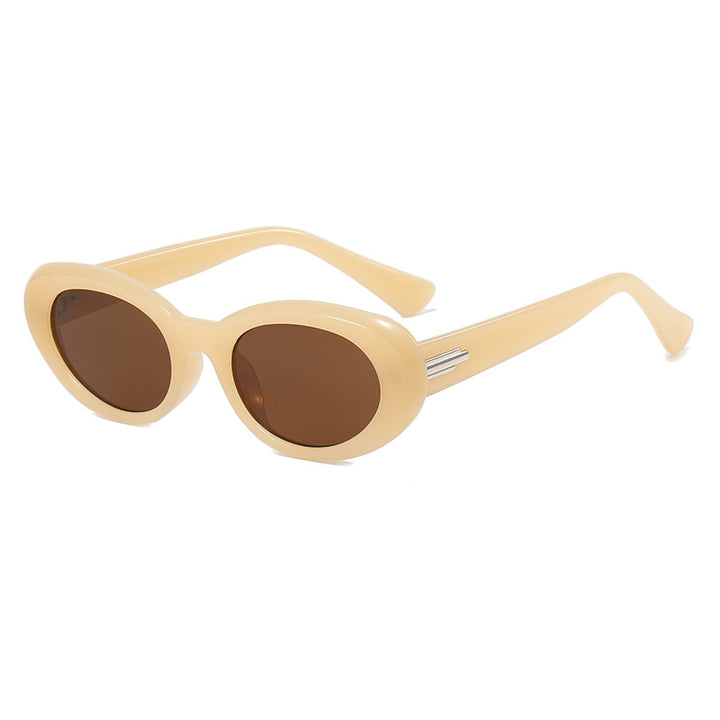 Women's elegant oval-shaped sunglasses with high-quality lenses Bowlift