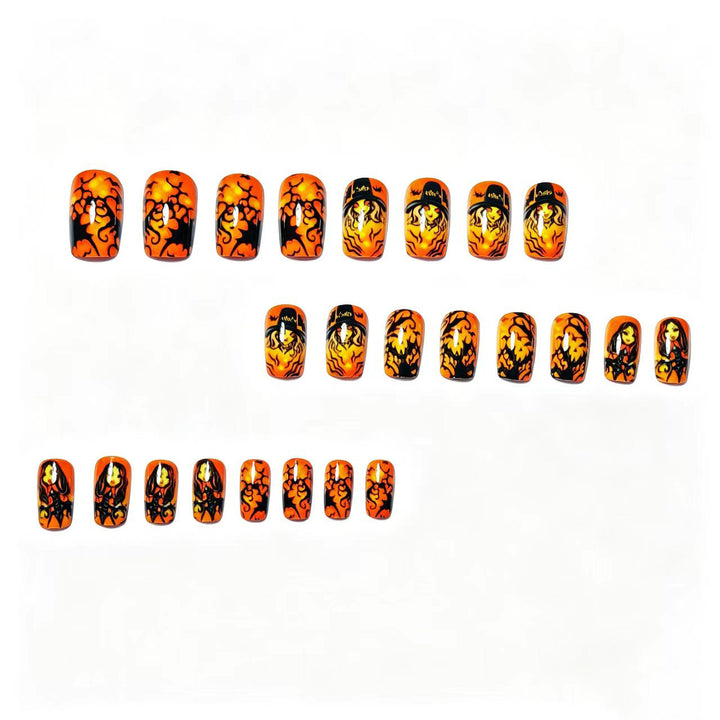 Creative Halloween-style Art Nails Bowlift
