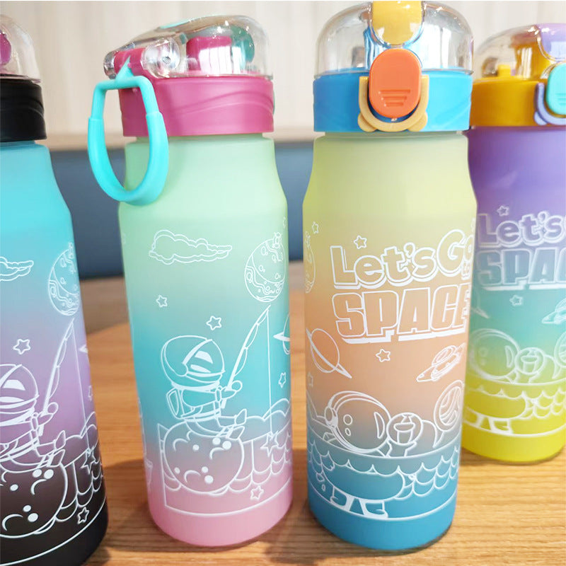 Ladies creative water bottle in space design Bowlift