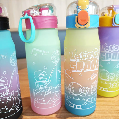 Ladies creative water bottle in space design Bowlift
