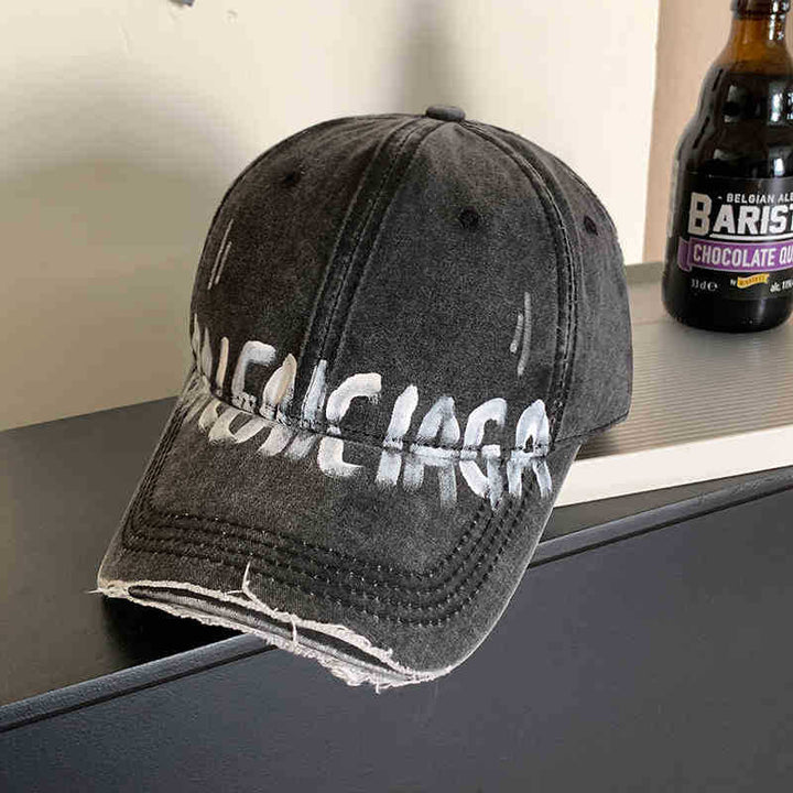 Unisex Distressed Graphic Dad Hat Bowlift