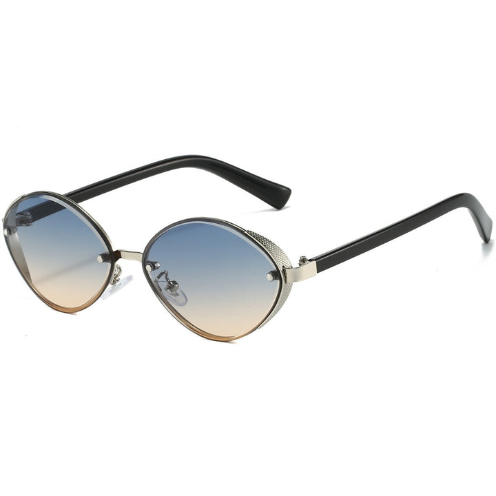 Elegant Oval Frame Sunglasses