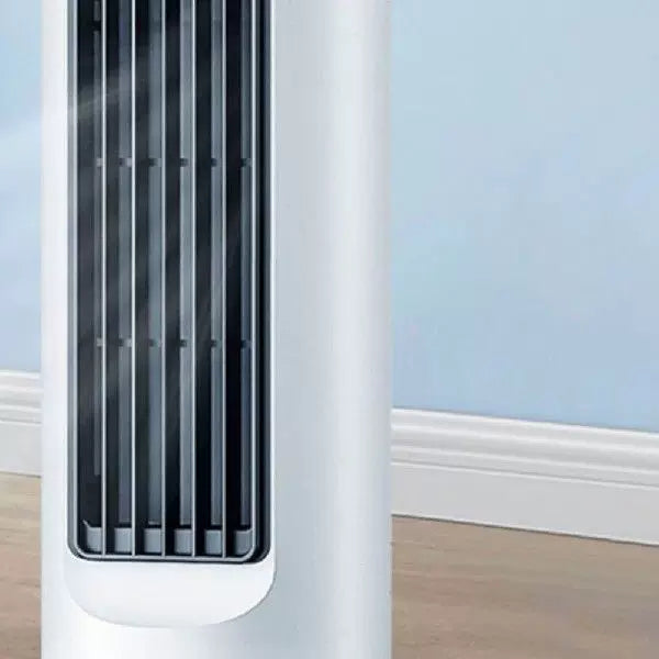 Unisex one size slim oscillating tower fan with adjustable directional slats whisper-quiet DC motor Bowlift