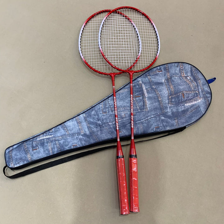 Badminton Racket Set with Multicolored Rackets and Protective Cover Bowlift