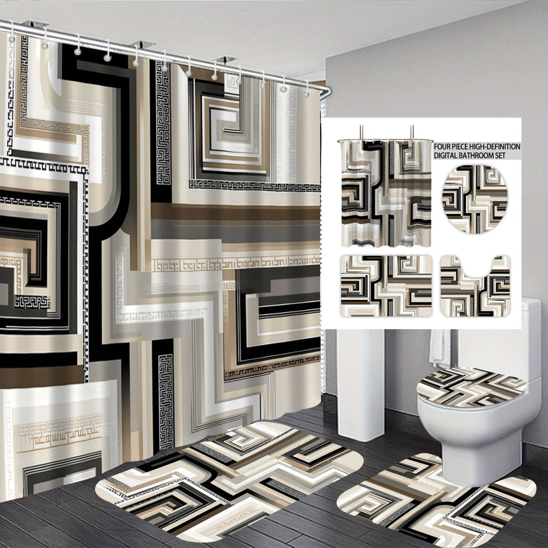 Artistic Skull Bathroom Décor Set Bowlift