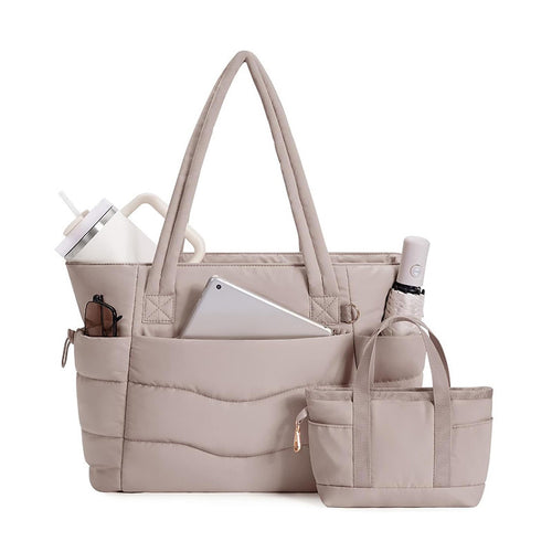 Spacious everyday bag with removable organizer Bowlift