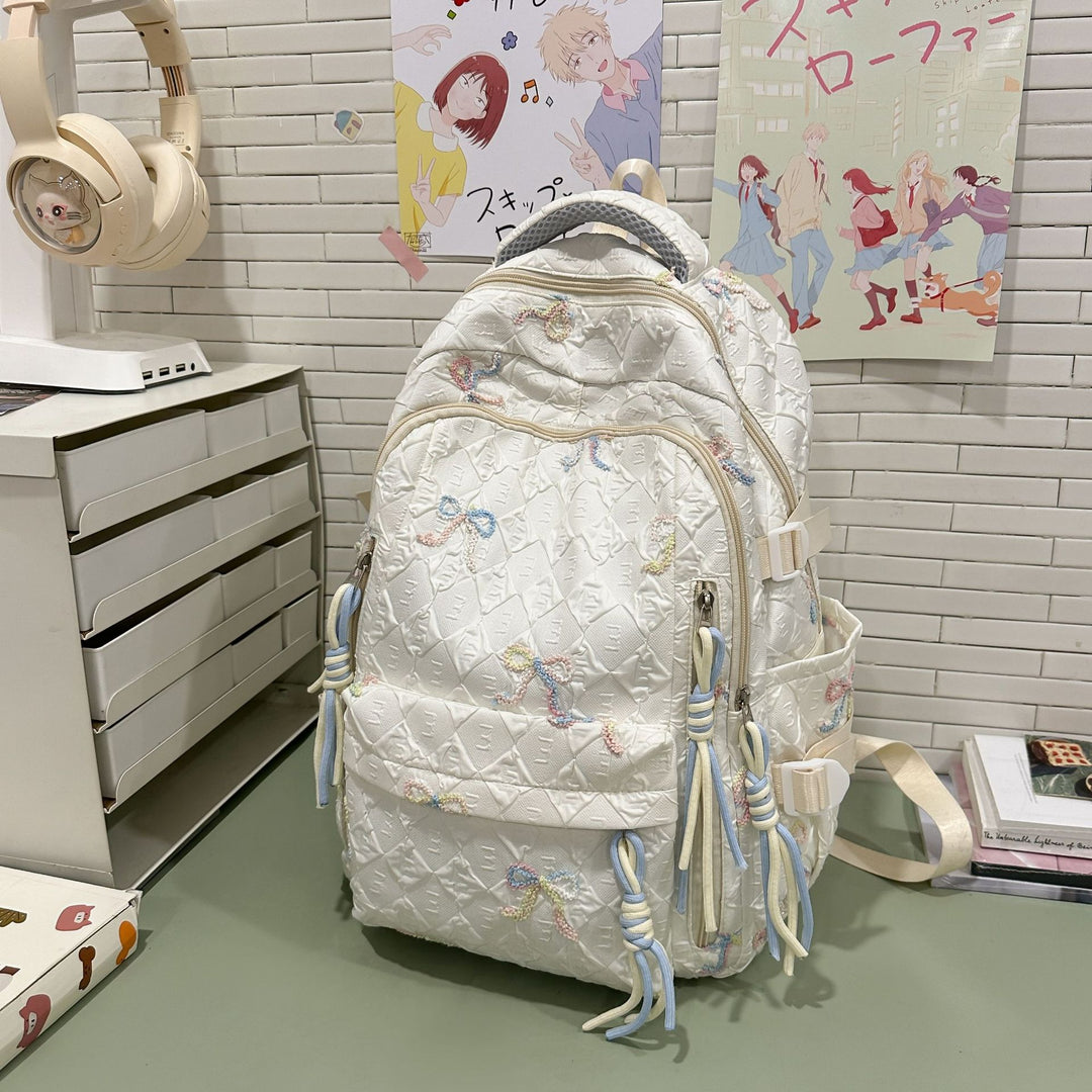 Embroidered Playful Backpack