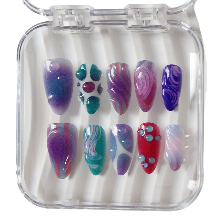 Artistic 3D Nail Design Bowlift
