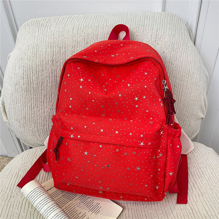 Star Patterned Lightweight Backpack