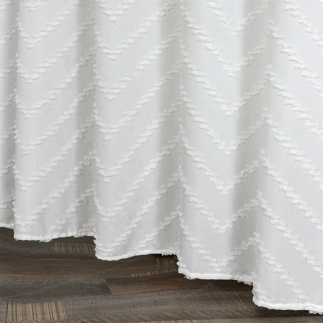 Textured Pattern Window Curtains Bowlift