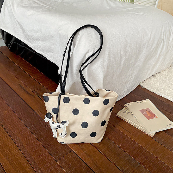 WoPolka Dot Fashion Tote Bag Bowlift