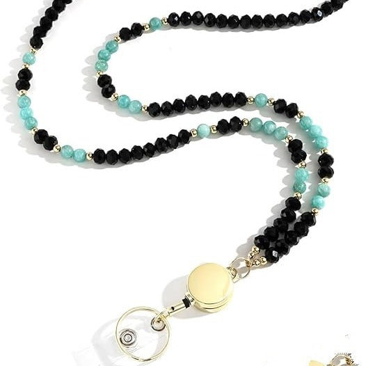 Beaded Eyewear Retractable Lanyard Bowlift