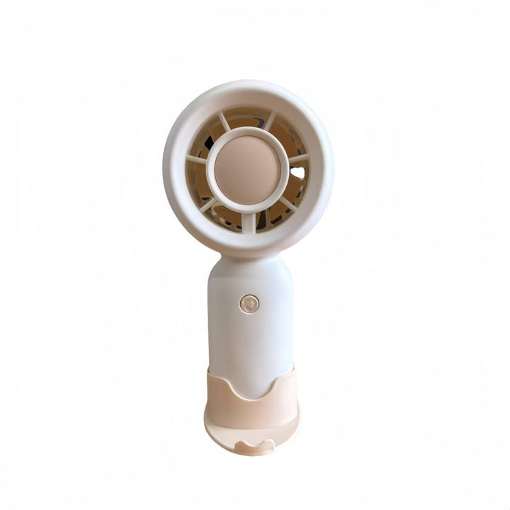 Women's Portable Mini Hand Fan with Ergonomic Handle and Cute Animal Design Bowlift