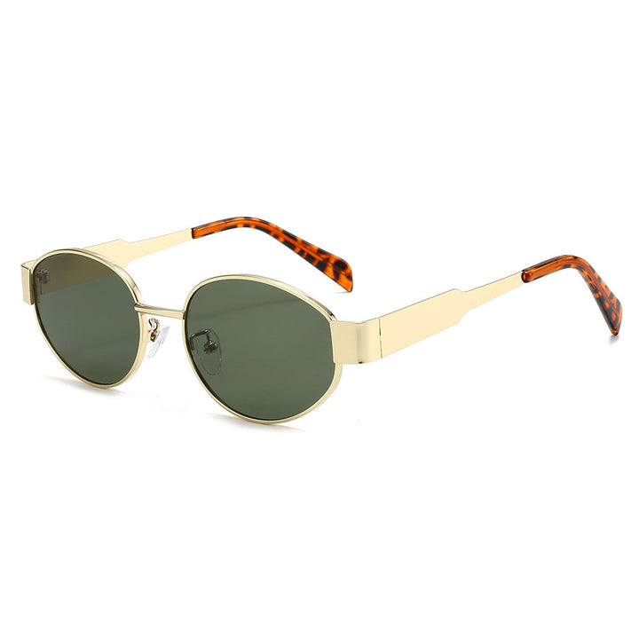 Fashionable oversized sunglasses with metal frame Bowlift