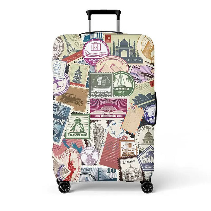 Women's hard shell suitcase with exciting travel motif Bowlift