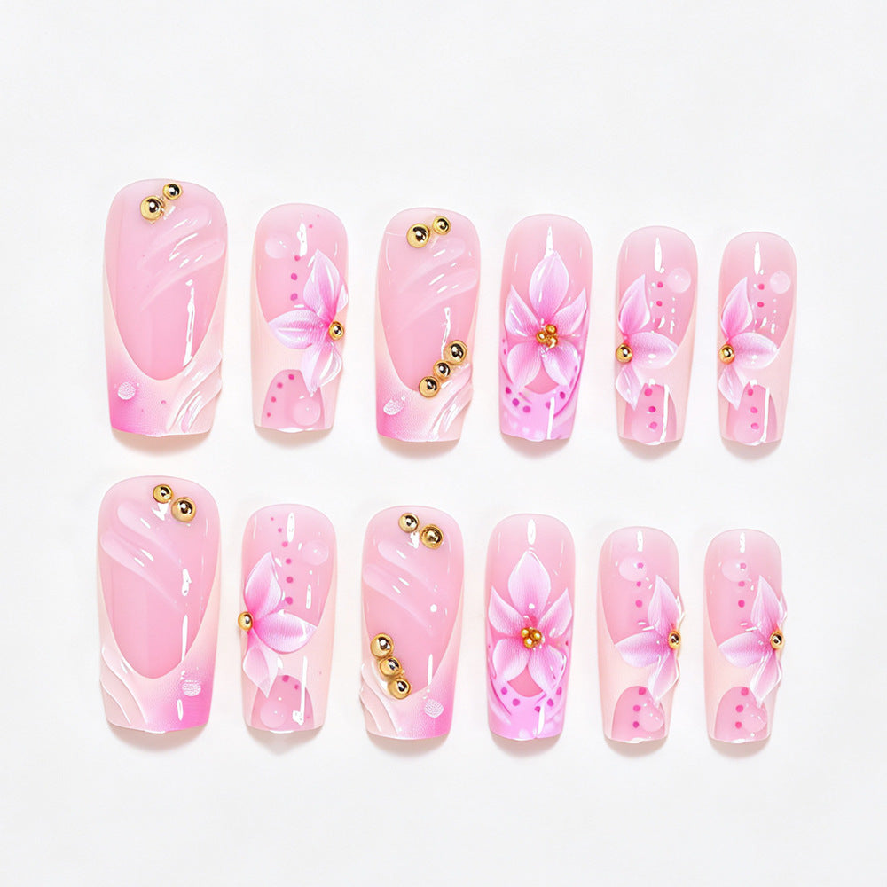 Artistic Floral Nail Art Design Set Bowlift