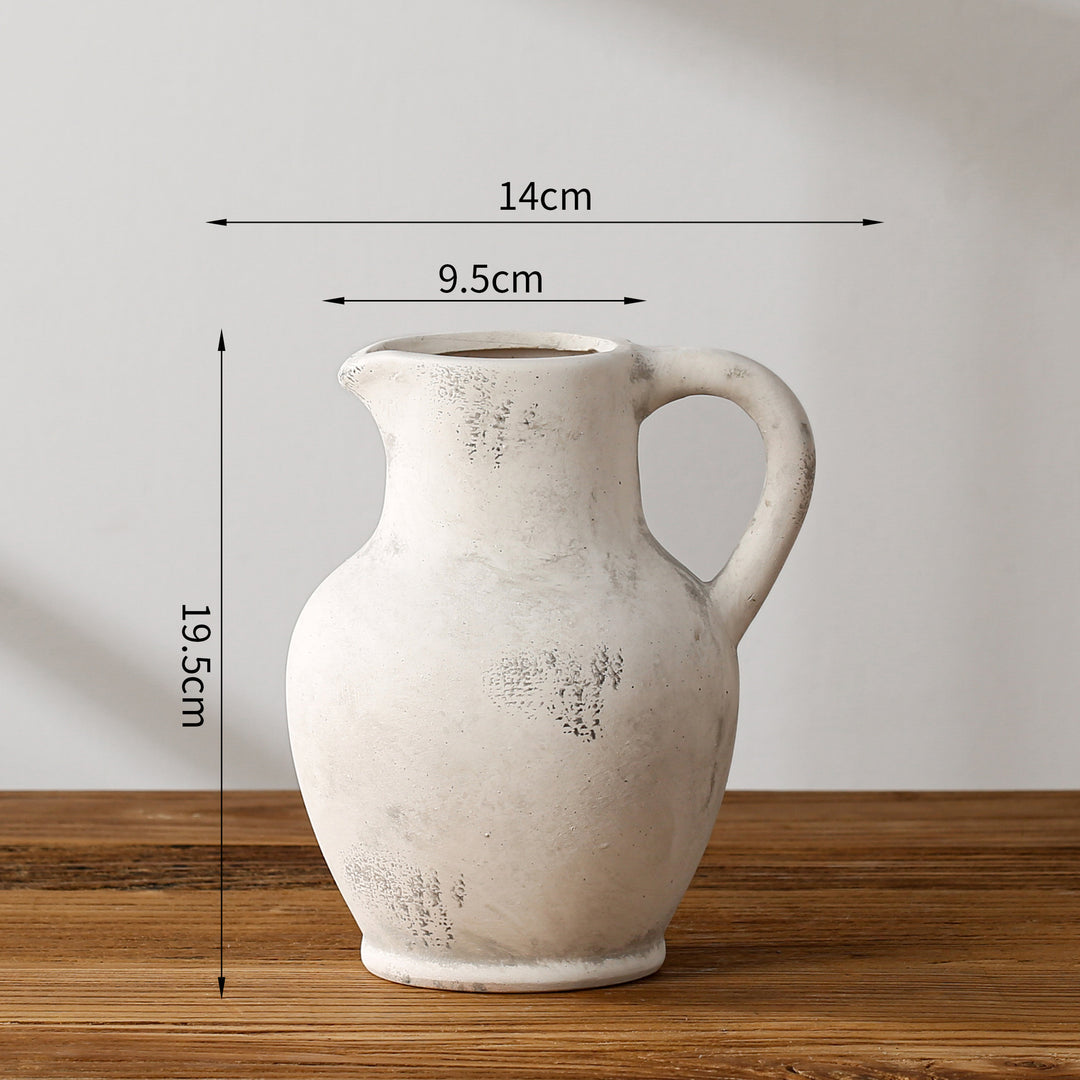 Elegant and Rustic Ceramic Carafe Bowlift