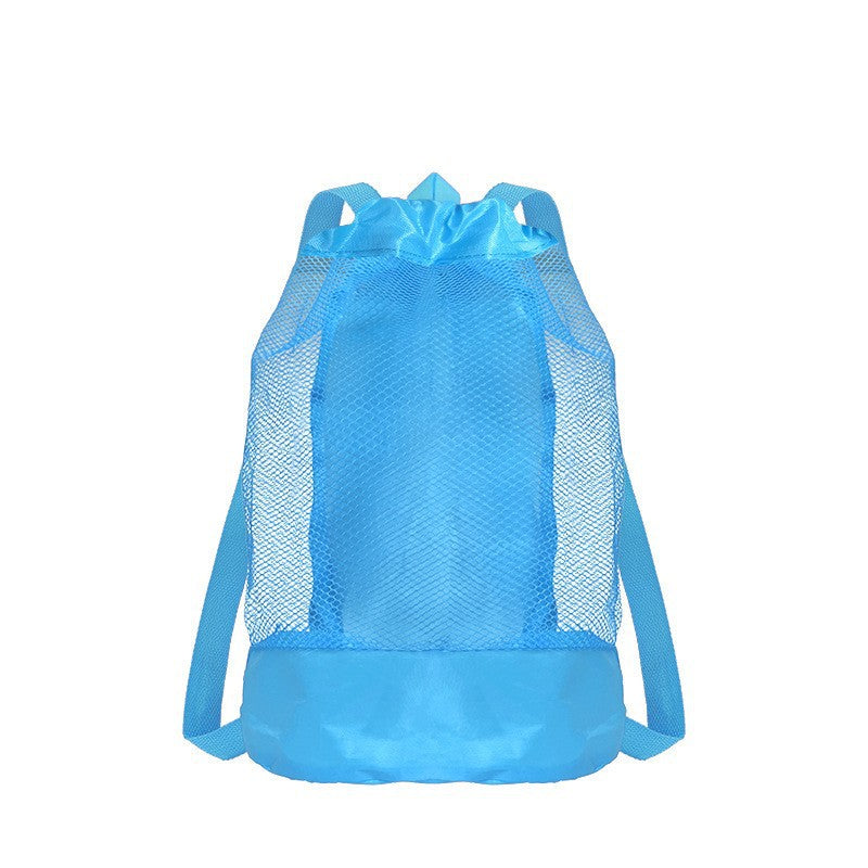 Versatile Beach Bag In Airy Mesh Design Bowlift