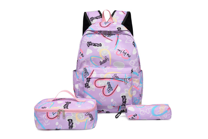 Backpack set with insulated lunch box and pencil case Bowlift