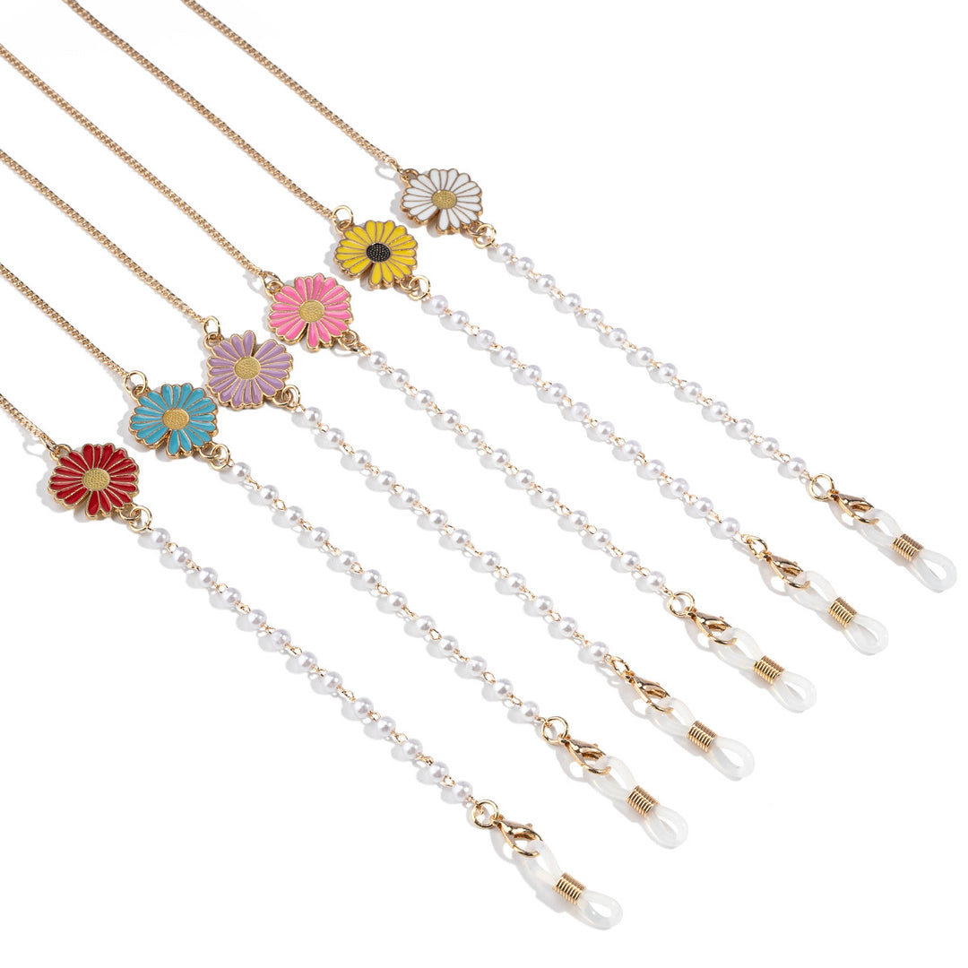 Floral Design Eyewear Chain Bowlift