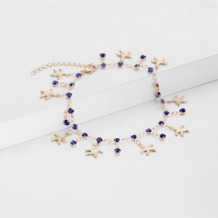 Starfish Charm Anklet Bowlift