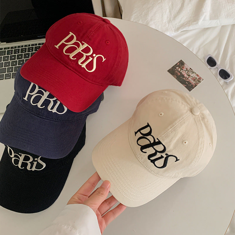 Women's Cotton Embroidered Cap Bowlift