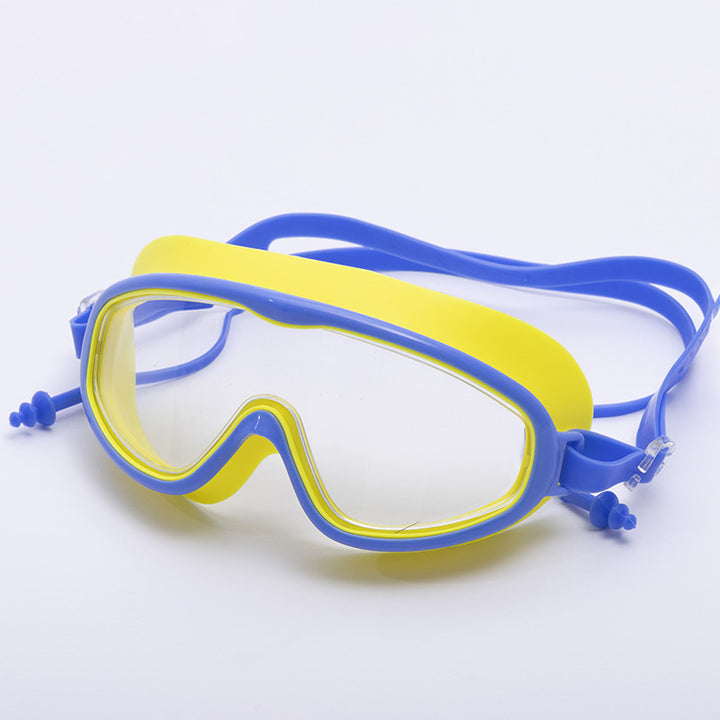 High-performance swimming mask with extensive field of vision Bowlift