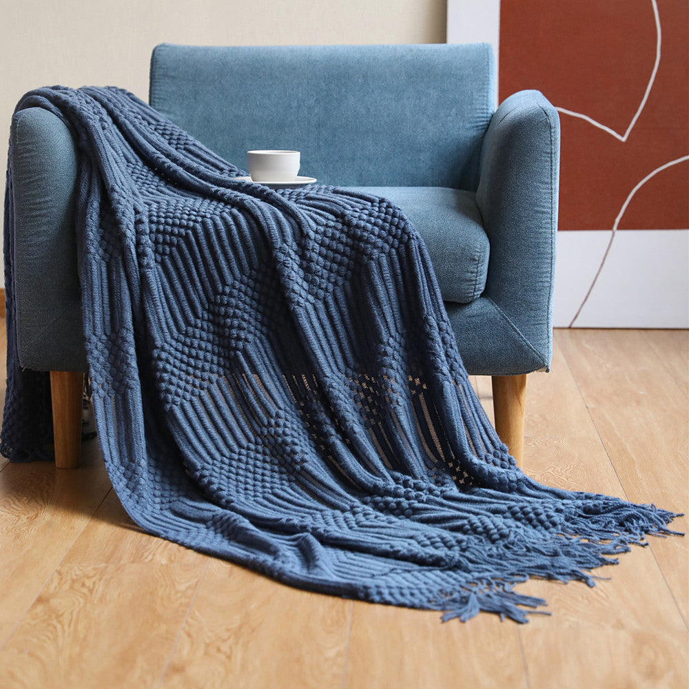 Textured Knit Scarf Bowlift