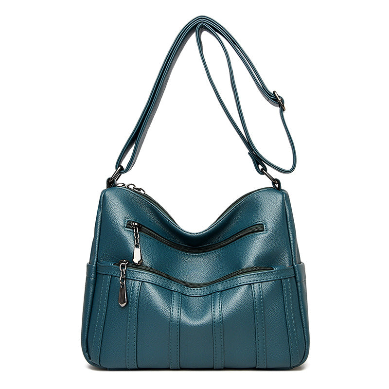 Elegant Textured Shoulder Bag Bowlift