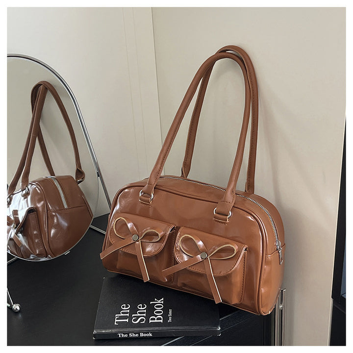 Stylish Multifunctional Handbag with Bow Detail Bowlift